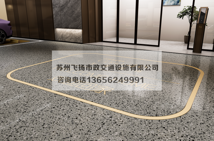 萬科左岸車庫(kù)劃線設(shè)計(jì)效果宣傳圖